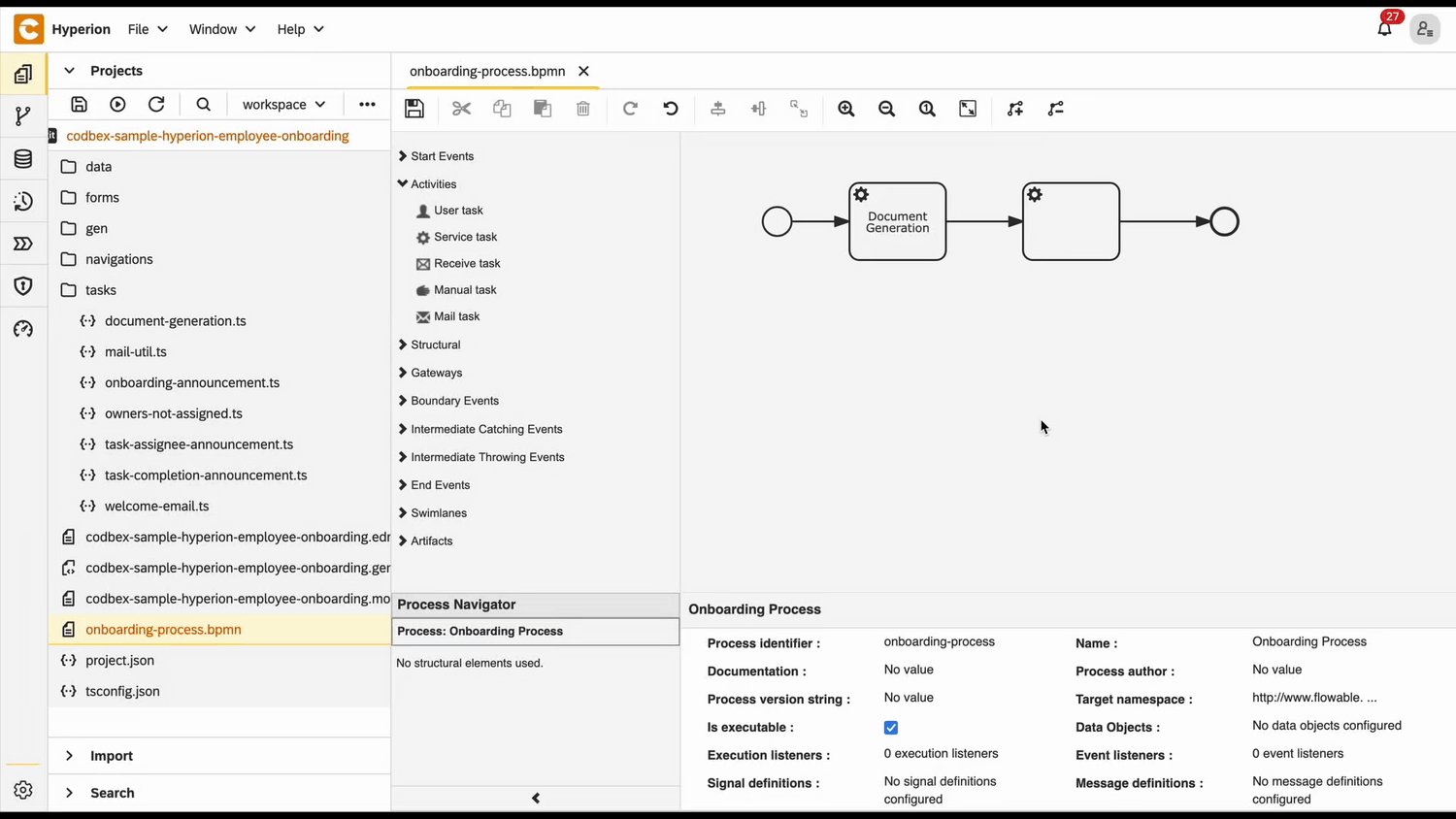onboarding announcement